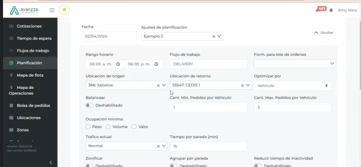 Captura Avanzza Software