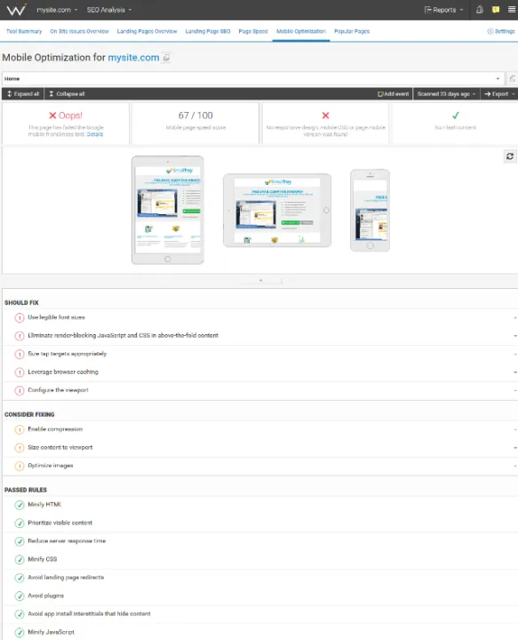 Captura WebCEO