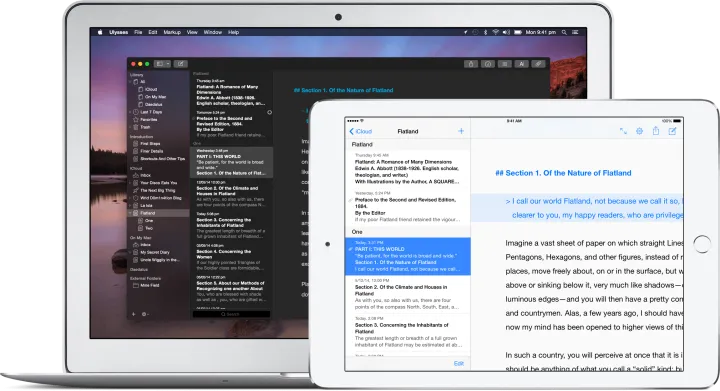 Captura Ulysses Writing App