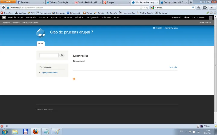 Captura Drupal CMS
