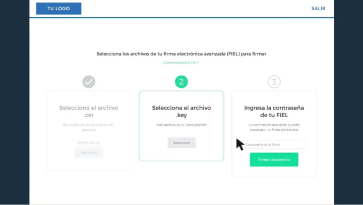 Captura Mifiel Electronic Signature