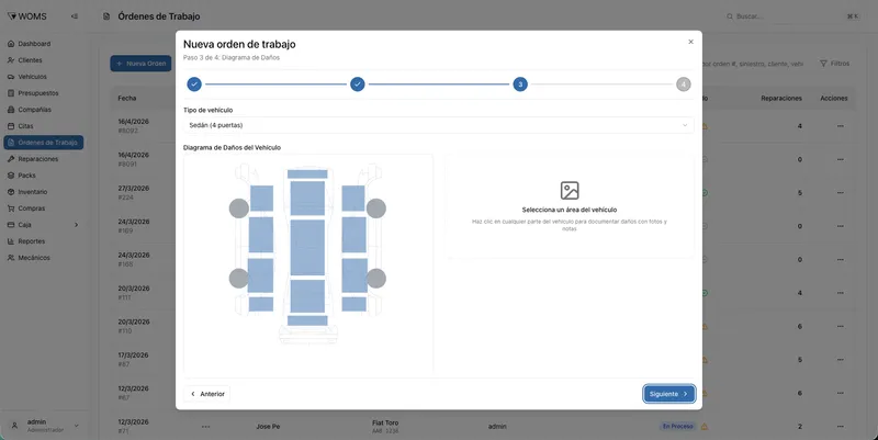 WOMS - Sistema para Talleres