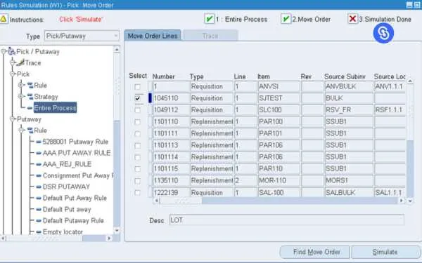 Oracle WMS