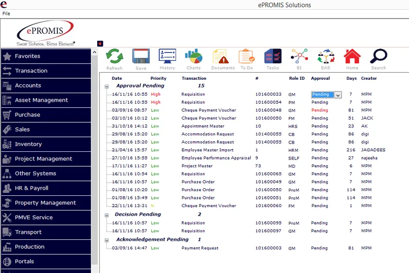ePROMIS Solutions