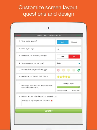 QuickTapSurvey