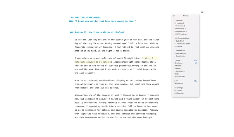 Ulysses Writing App