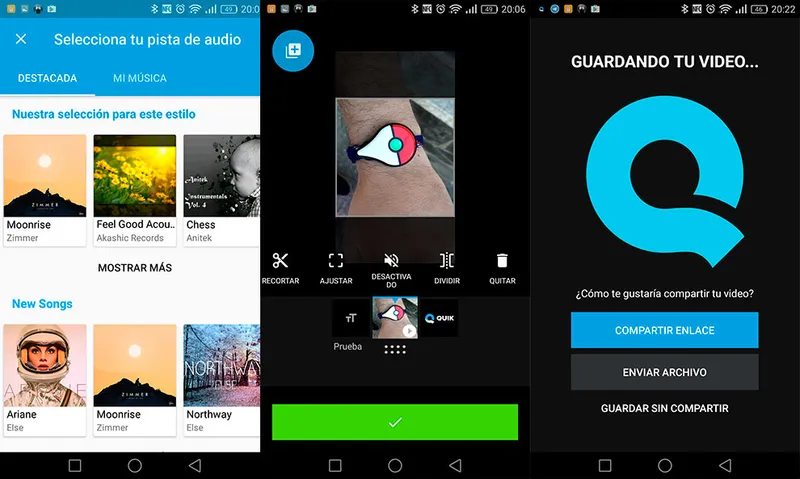 Quik Edición de Videos