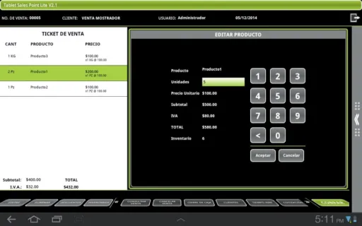 App Tablet Sales Point