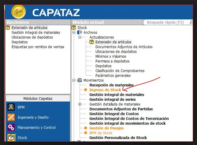 Capataz Control de Planta