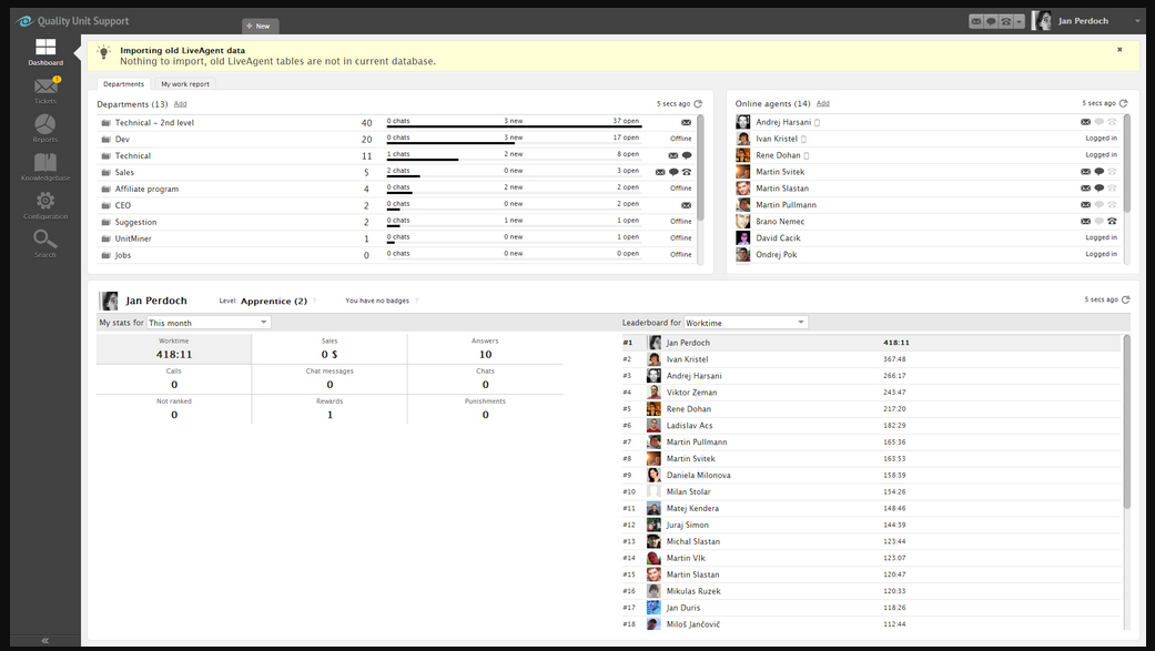 LiveAgent Live Chat