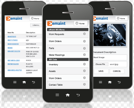 eMaint MX Móvil CMMS